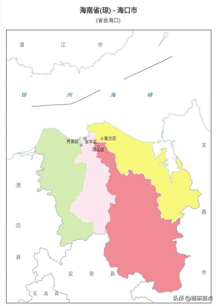 三亚最新区划图｜三亚最新行政区划图揭秘