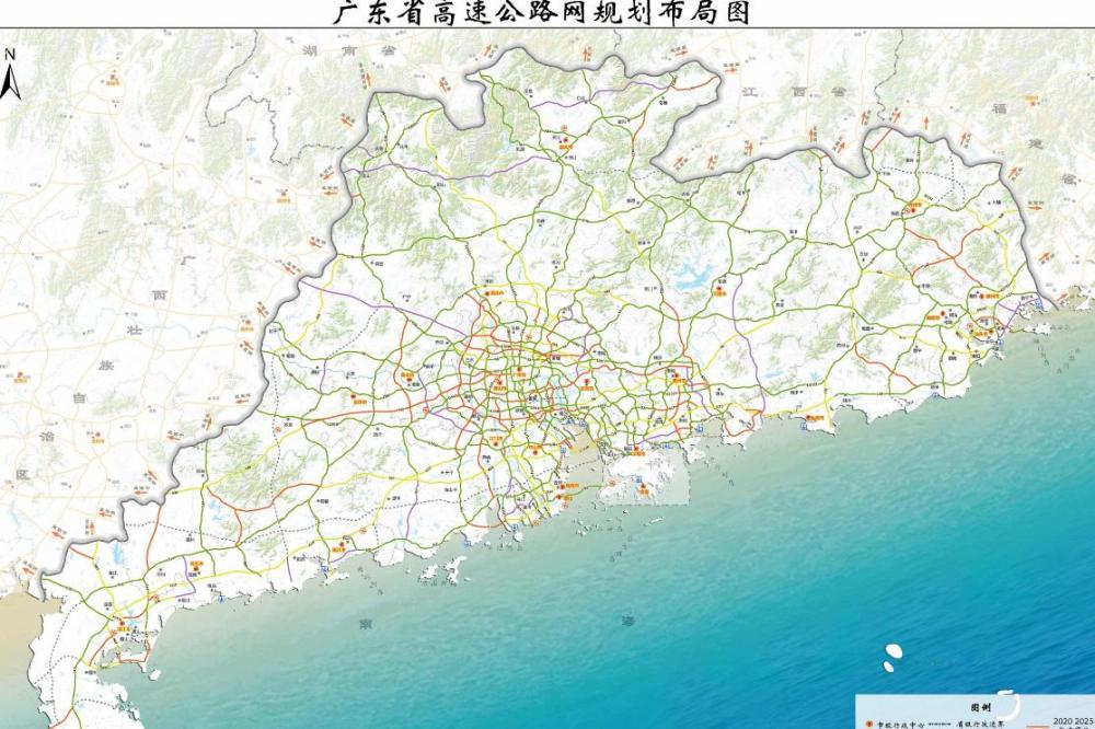 粤地高速脉络尽览——广东省全新高速公路全景图集